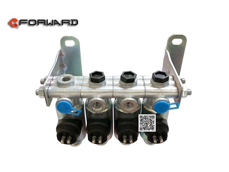 BZ37544200002,Quadruple combined solenoid valve,濟(jì)南向前汽車配件有限公司