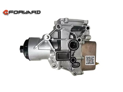 1001671866,Oil filter and cooler assembly,濟(jì)南向前汽車配件有限公司