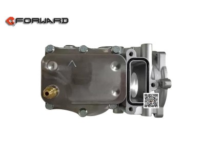 1001671866,Oil filter and cooler assembly,濟(jì)南向前汽車配件有限公司
