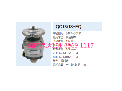 QC18/13-EQ,動(dòng)力轉(zhuǎn)向齒輪泵,濟(jì)南泉達(dá)汽配有限公司