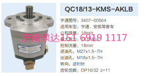 QC18/13-KMS-AKLB,動(dòng)力轉(zhuǎn)向齒輪泵,濟(jì)南泉達(dá)汽配有限公司