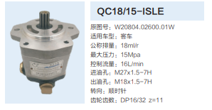 W20804.02600.01W,動力轉(zhuǎn)向齒輪泵,濟南泉達汽配有限公司