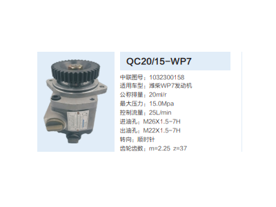 1032300158,動力轉(zhuǎn)向齒輪泵,濟南泉達汽配有限公司