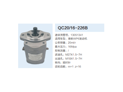 13051341,齒輪泵,濟南泉達汽配有限公司