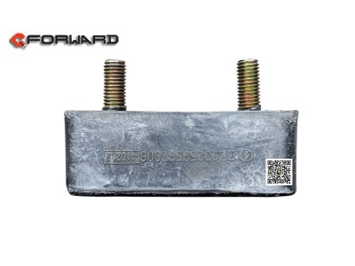 DZ93259537006,Radiator damping rubber block,濟(jì)南向前汽車(chē)配件有限公司