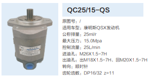 QC25/15-QS,轉(zhuǎn)向助力泵,濟(jì)南泉達(dá)汽配有限公司
