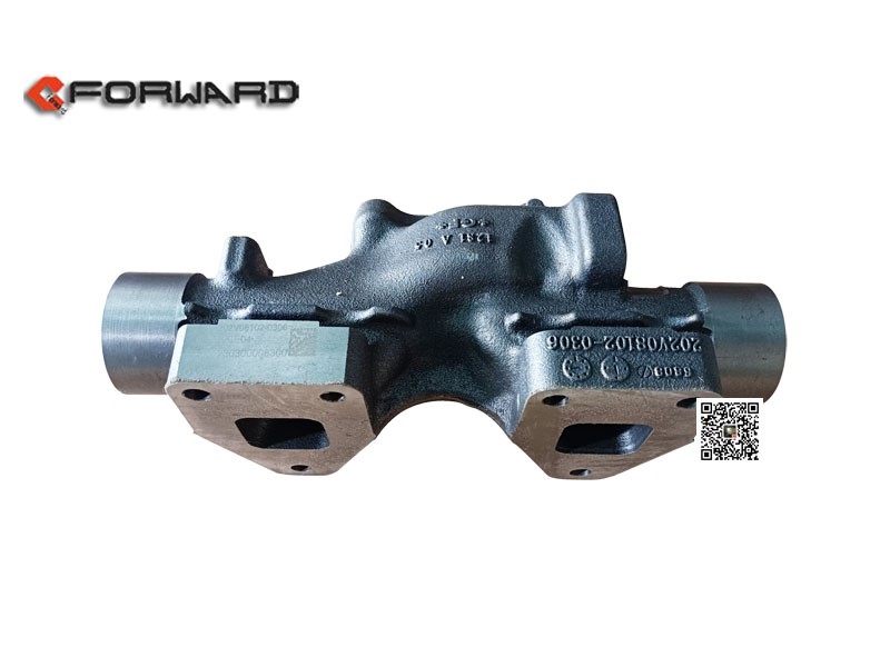 202V08102-0306,Middle exhaust manifold,濟(jì)南向前汽車配件有限公司