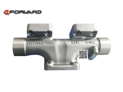 200V08102-0634,Middle exhaust manifold,濟南向前汽車配件有限公司