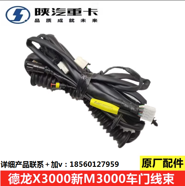 適用于陜汽德龍X3000新M3000駕駛室車門線束中控線束全車原廠配件/