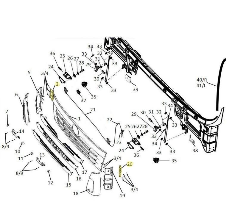 DZ13241870015,Left spoiler bracket,濟(jì)南向前汽車配件有限公司