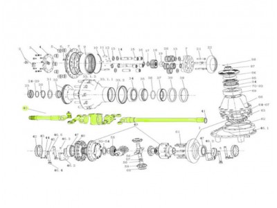WG9112420001,Constant speed universal drive shaft,濟(jì)南向前汽車(chē)配件有限公司