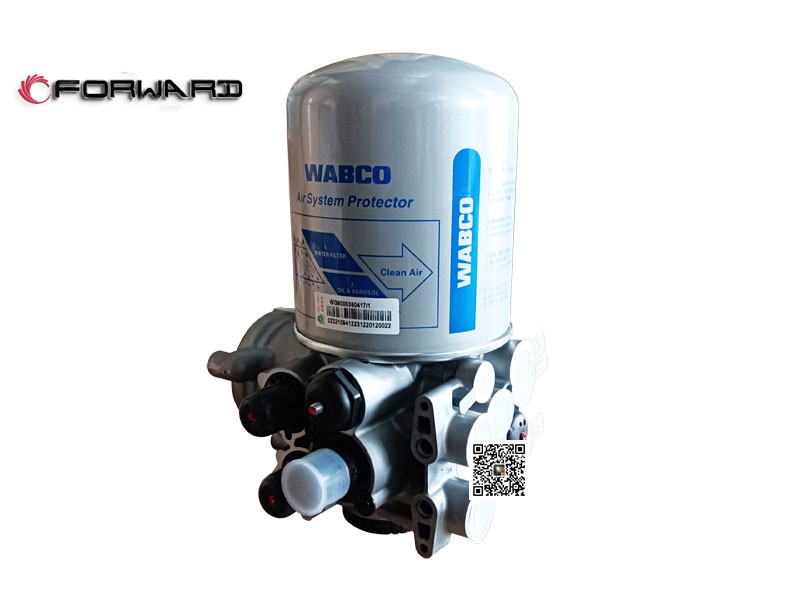 WG9000360417,Dryer assembly (C-APU (Silver Tank 4 loop /10-8.5),濟南向前汽車配件有限公司