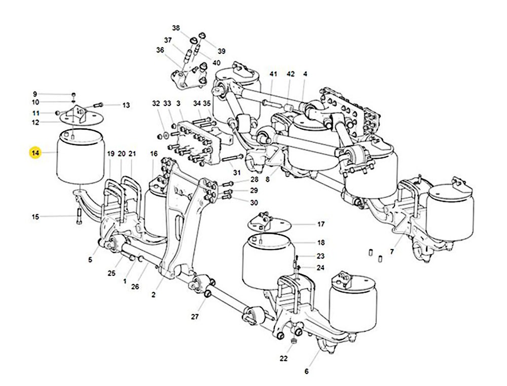 WG9925528311  后空氣懸架架氣囊總成,Rear air suspension bag,濟(jì)南向前汽車配件有限公司