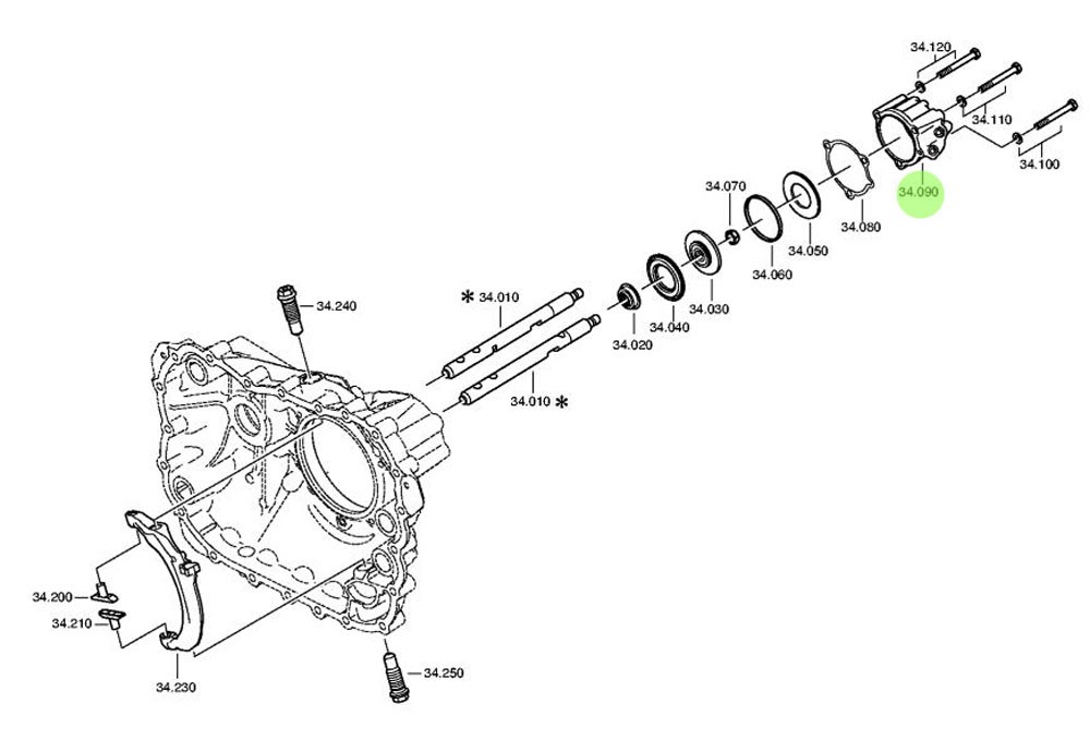 1325 334 013  換擋氣缸蓋,Shift cylinder head,濟(jì)南向前汽車(chē)配件有限公司