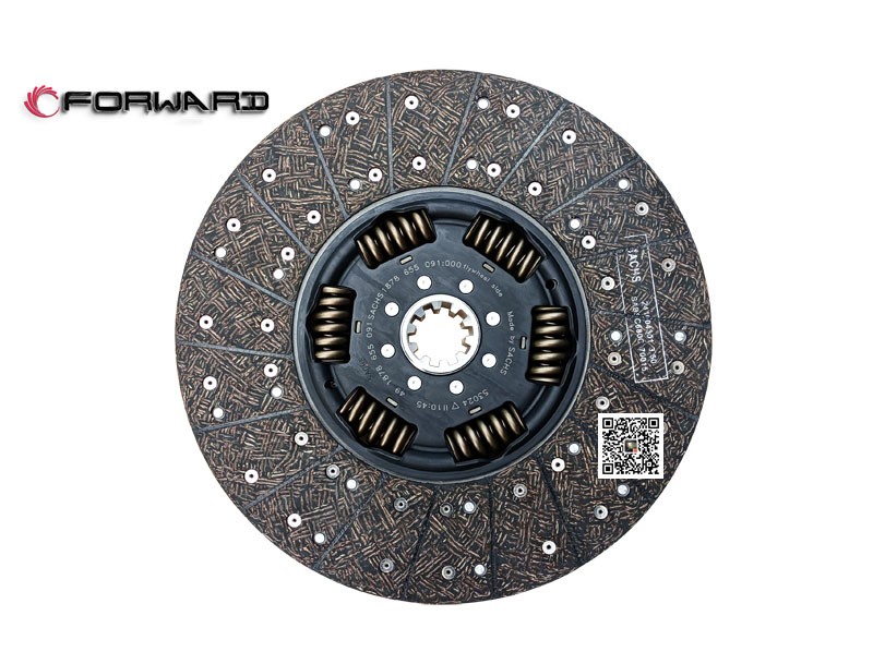 1878 655 091  離合器從動(dòng)盤(pán),Clutch driven disc,濟(jì)南向前汽車(chē)配件有限公司