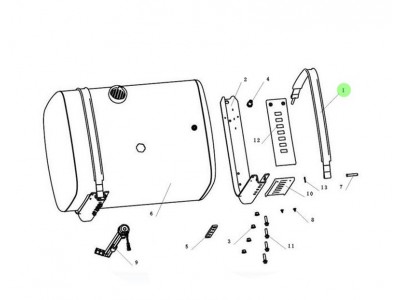 DZ91259550702  緊固帶及墊帶總成,Fastening belt and gasket assembly,濟(jì)南向前汽車配件有限公司