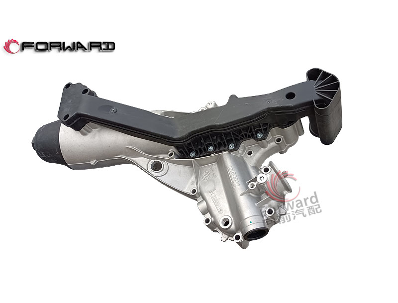 611600070166 機油濾清器及冷卻器總成,Oil filter/cooler assembly,濟南向前汽車配件有限公司