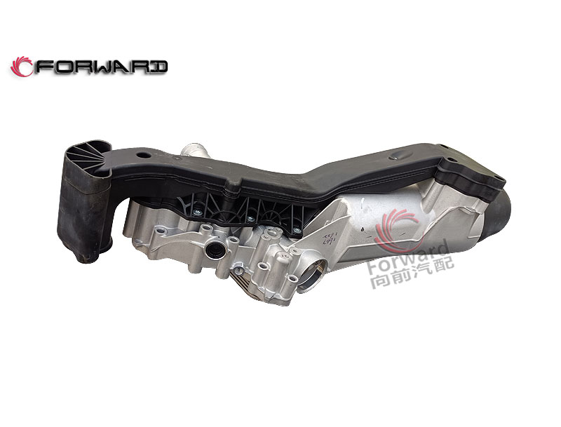 611600070166 機油濾清器及冷卻器總成,Oil filter/cooler assembly,濟南向前汽車配件有限公司