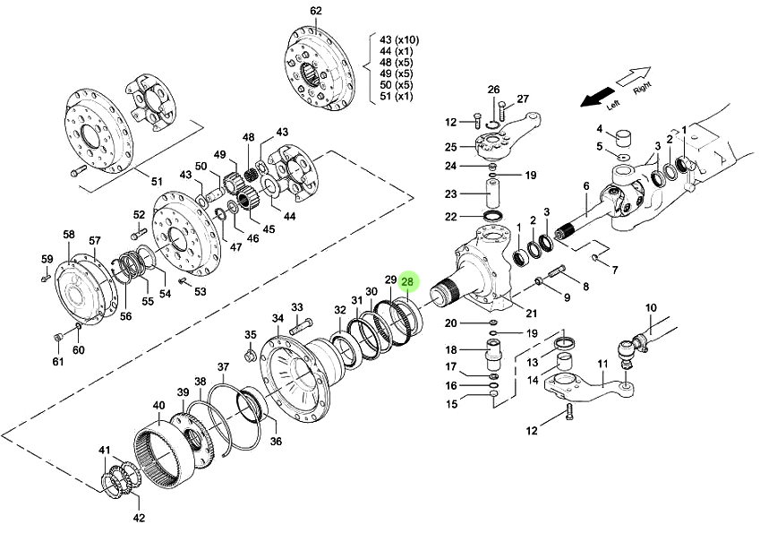 81.36306.0002  隔環(huán),Spacer ring,濟南向前汽車配件有限公司
