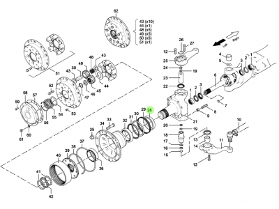 81.36306.0002  隔環(huán),Spacer ring,濟南向前汽車配件有限公司