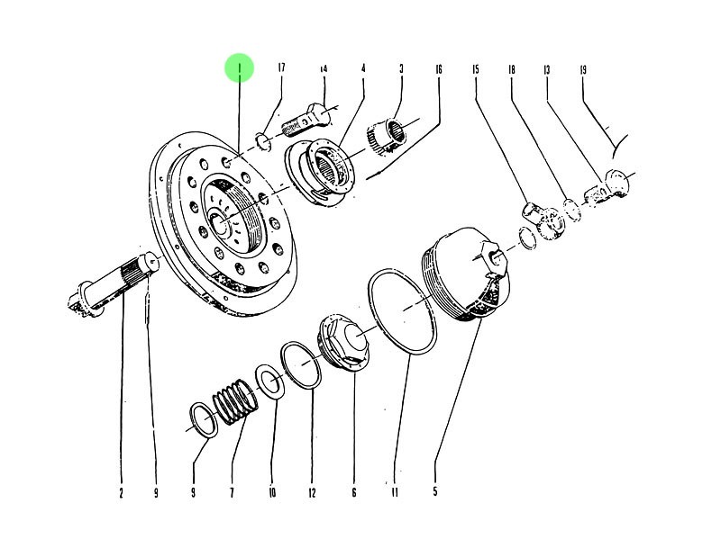 特種車動力發(fā)動機(jī)12V150L 起動系統(tǒng) 空氣分配器 4.10.00/4.10.00  起動空氣分配器