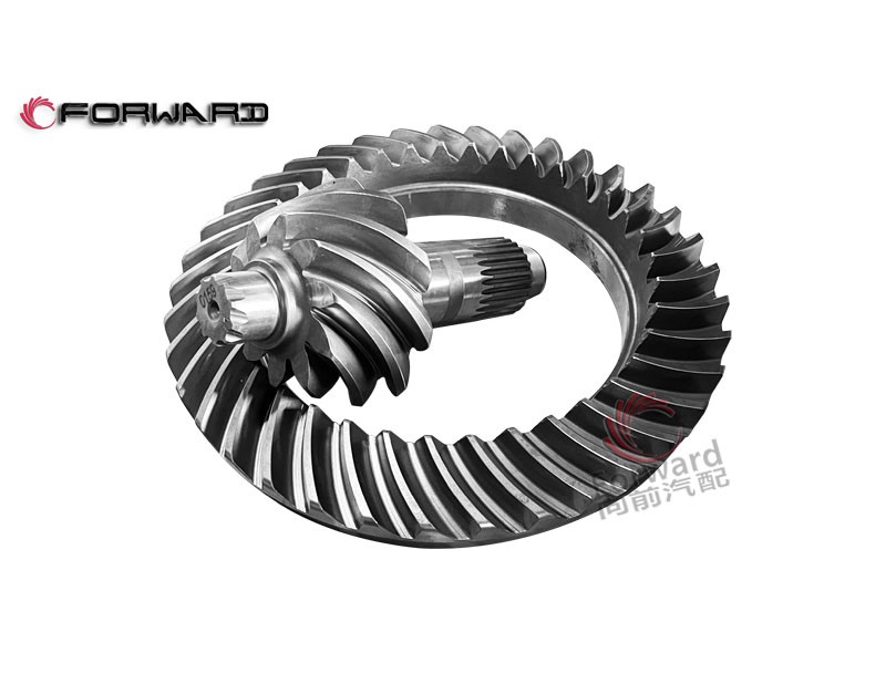 AZ7117328043 中橋錐齒輪副,Middle bridge bevel gear pair,濟(jì)南向前汽車配件有限公司