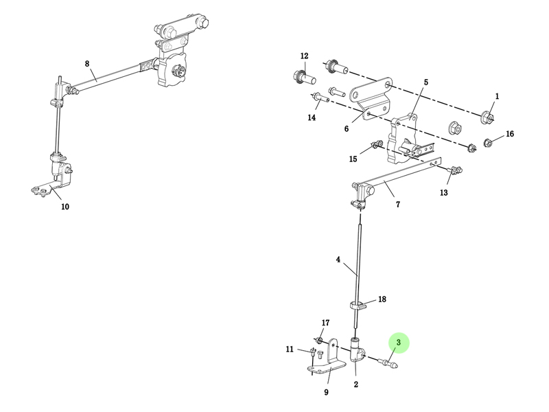 81.91020.0742 高度閥組件銷釘,Height valve assembly pin,濟南向前汽車配件有限公司