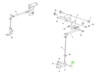 81.91020.0742 高度閥組件銷釘,Height valve assembly pin,濟南向前汽車配件有限公司