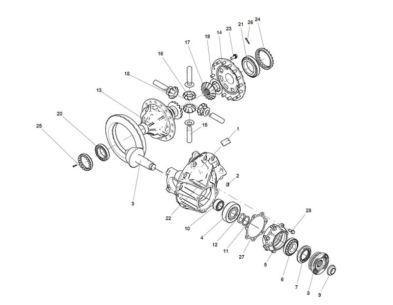 710-35199-6618  被動(dòng)-主動(dòng)錐齒輪副,Bevel gear pair,濟(jì)南向前汽車配件有限公司