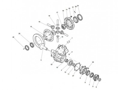 710-35199-6618  被動(dòng)-主動(dòng)錐齒輪副,Bevel gear pair,濟(jì)南向前汽車配件有限公司