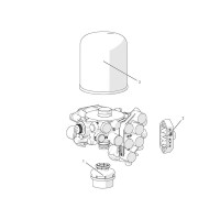 SHACMAN X5000 制動(dòng)系統(tǒng) 3010144-DZ96189361087 濾油型空氣處理單元（集成）
