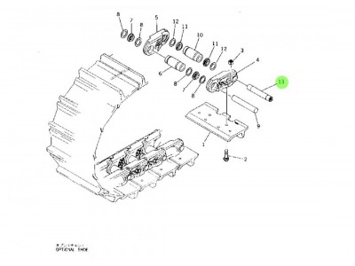 176-32-11191  履帶板主銷,Main sales of track plates,濟南向前汽車配件有限公司