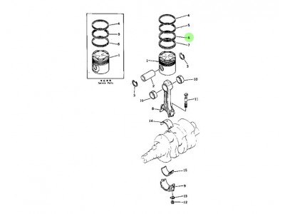 6128-31-2070  活塞環(huán),PISTON RING ASSEMBLY (PER CYLINDER),濟南向前汽車配件有限公司