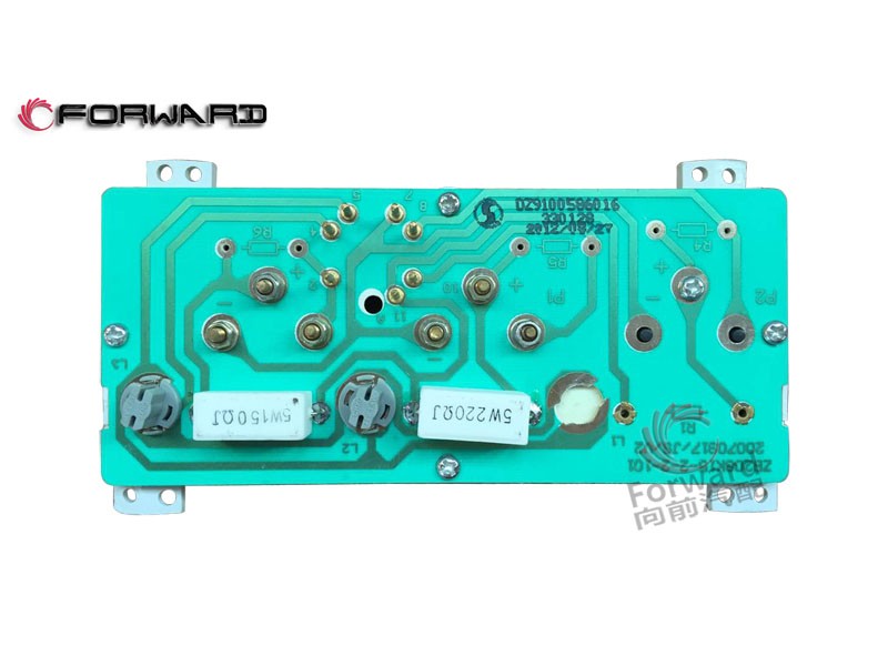 DZ9100586016 油壓-水溫組合表,Combined Oil Pressure - Water Temperature Gauge,濟(jì)南向前汽車配件有限公司
