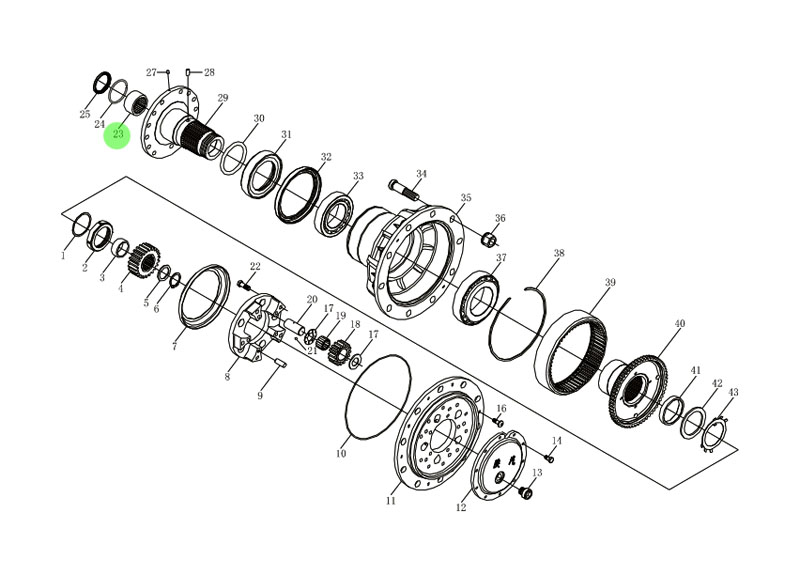 188000410069  滾針軸承,Needle roller bearing,濟南向前汽車配件有限公司