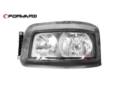 81.25101-6580 左前照燈,Left headlamp,濟南向前汽車配件有限公司