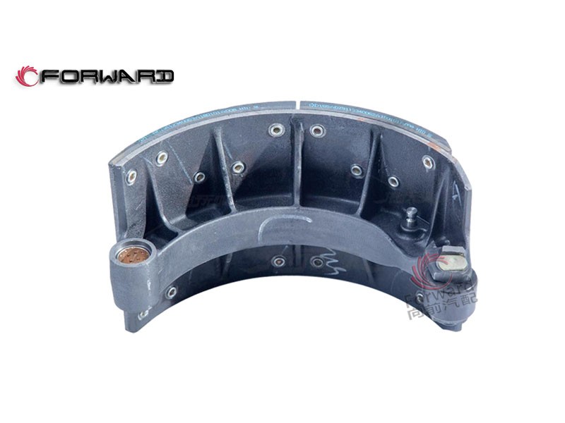 DZ9112340060 制動(dòng)蹄總成,Brake shoe assembly,濟(jì)南向前汽車配件有限公司