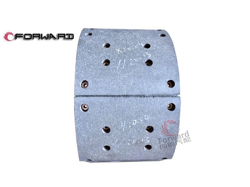 DZ9112340060 制動(dòng)蹄總成,Brake shoe assembly,濟(jì)南向前汽車配件有限公司
