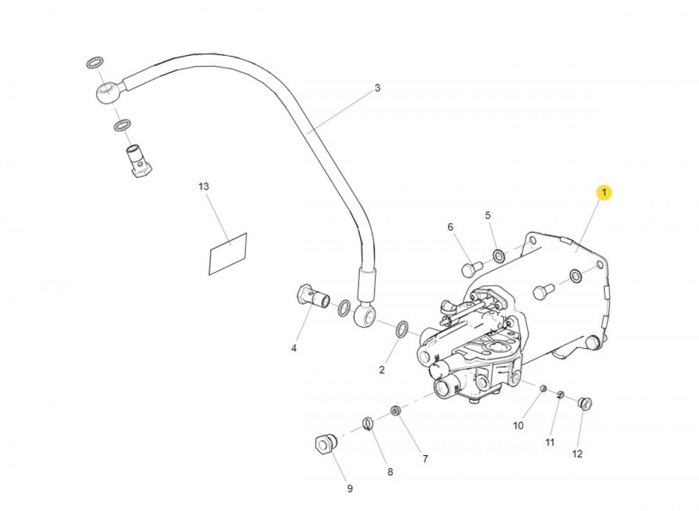 SINOTRUK HOWO 傳動(dòng)離合器系統(tǒng) WG9725230052離合器助力缸/WG9725230052離合器助力缸