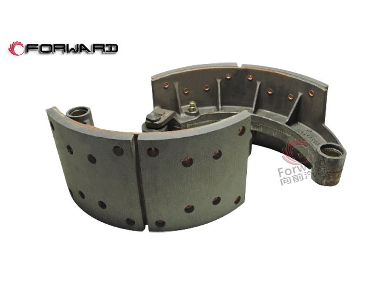 A6594200019 后制動(dòng)蹄,Rear brake shoe,濟(jì)南向前汽車配件有限公司