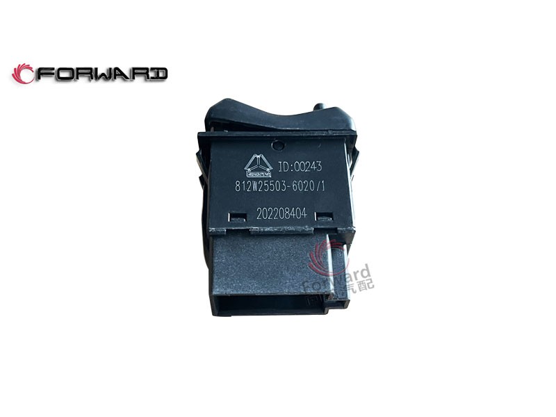 812W25503-6020  輪間差速鎖開(kāi)關(guān),Inter-wheel differential lock switch,濟(jì)南向前汽車(chē)配件有限公司