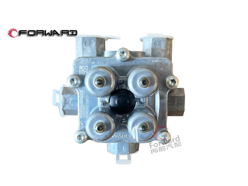 SINOTRUK HOWO TX 制動系統(tǒng) WG9000360523 四回路保護閥/WG9000360523 四回路保護閥