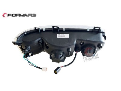 WG9125720001 左前照燈總成,Left headlamp assembly,濟(jì)南向前汽車配件有限公司