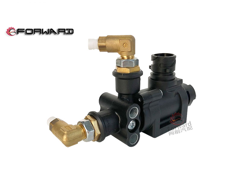 SHACMAN F3000 行駛制動系統(tǒng) DZ97189716022 電磁閥 Válvula solenoide (tipo normal)/DZ97189716022 電磁閥（常通型）