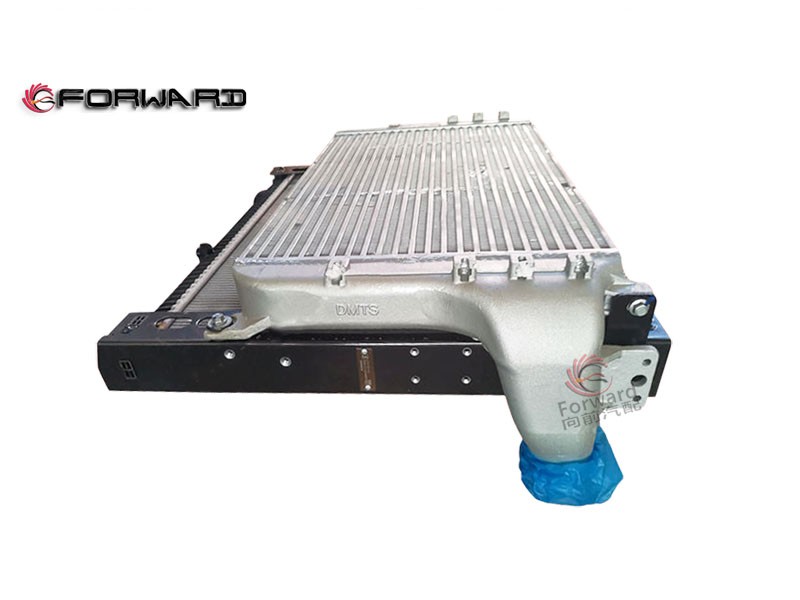 SHACMAN L3000 動(dòng)力發(fā)動(dòng)機(jī)冷卻系統(tǒng) DZ9L149530039 散熱器中冷器總成/DZ9L149530039 散熱器中冷器總成