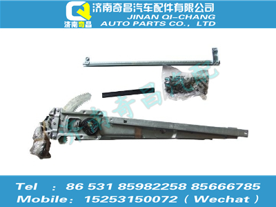 az9525580152,豪瀚配件 豪瀚右玻璃升降器總成WG9525580152,濟南奇昌汽車配件有限公司