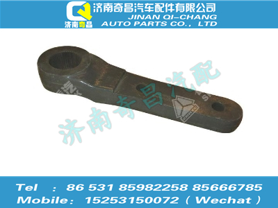 az9525470056,豪瀚配件 豪瀚ZF8098雙轉(zhuǎn)向前軸擺臂總成,濟南奇昌汽車配件有限公司