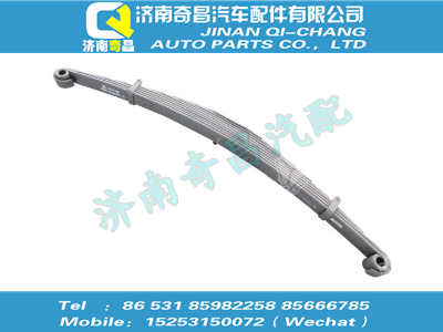 wg9100520002,王牌配件 王牌前左鋼板彈簧總成,濟(jì)南奇昌汽車配件有限公司