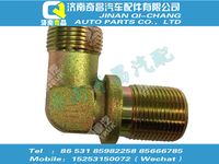 wg9100362002,HOWO配件 HOWO卡套式直角接頭體,濟(jì)南奇昌汽車配件有限公司