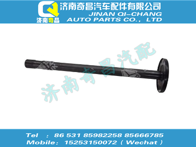 wg7117349001,豪沃配件 豪沃半軸（差速鎖側(cè)）,濟(jì)南奇昌汽車配件有限公司